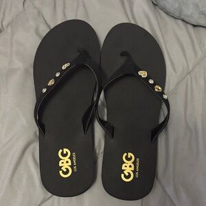 Black GBG Los Angeles Sandals